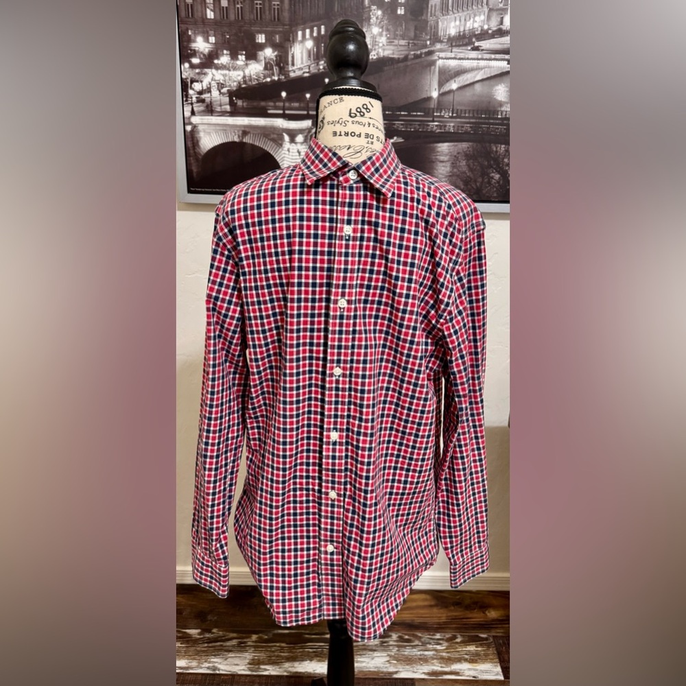 GAP Factory Large Premium Slim Fit Long Sleeve Shirt